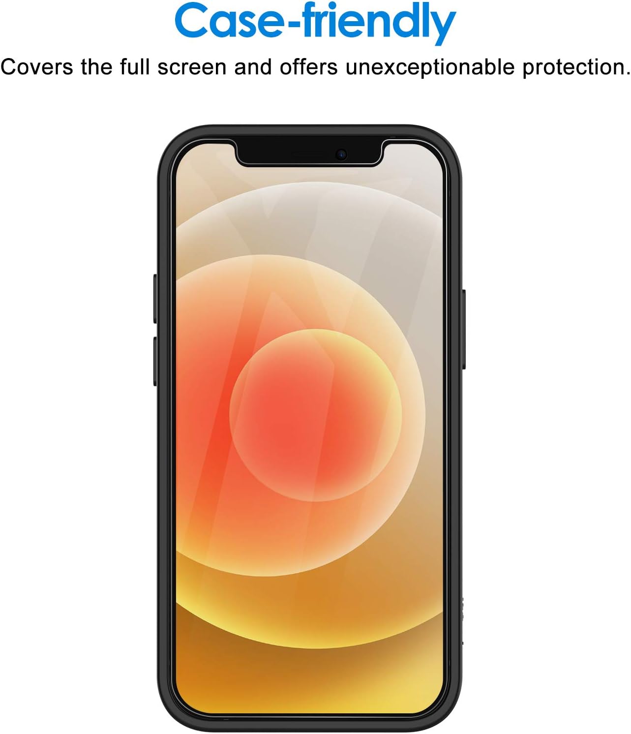 JETech Privacy Screen Protector for iPhone 12/12 Pro, 2-Pack