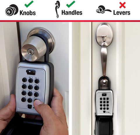 Master Lock Push Button Key Lock Box, Indoor Outdoor 5 Keys 2-Pack 5422EC2