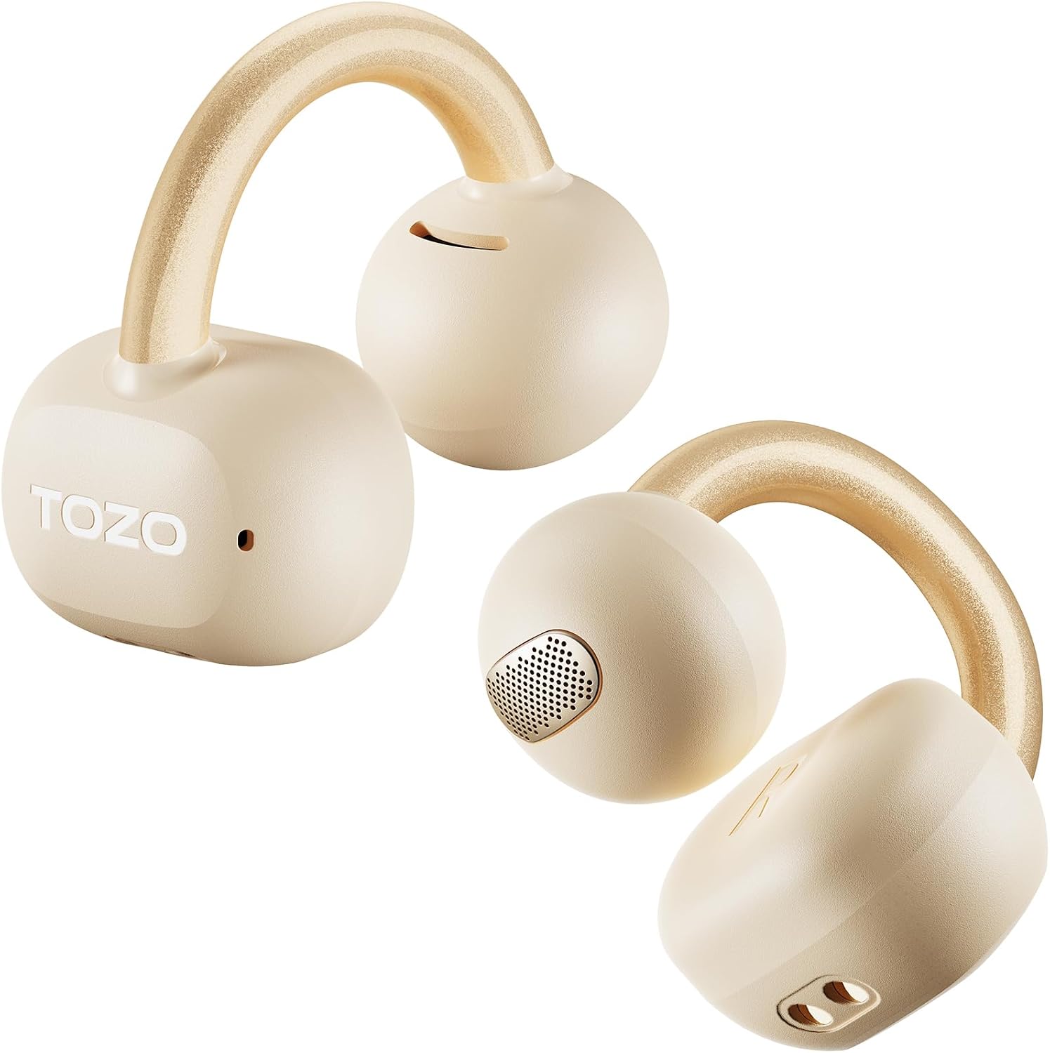 TOZO OpenEarRing Open Ear Earbuds 40H Bluetooth 5.4 Lightweight Comfort