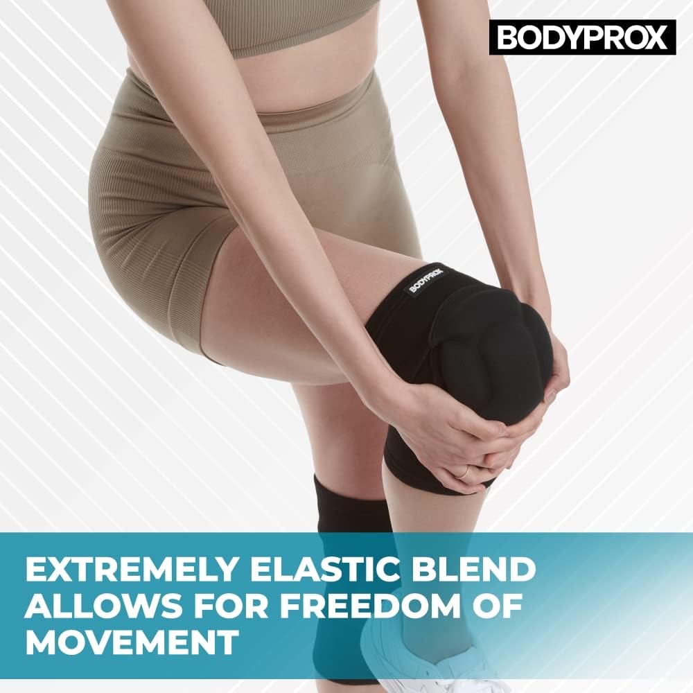 Bodyprox Protective Knee Pads, Thick Sponge Anti-slip Knee Sleeve