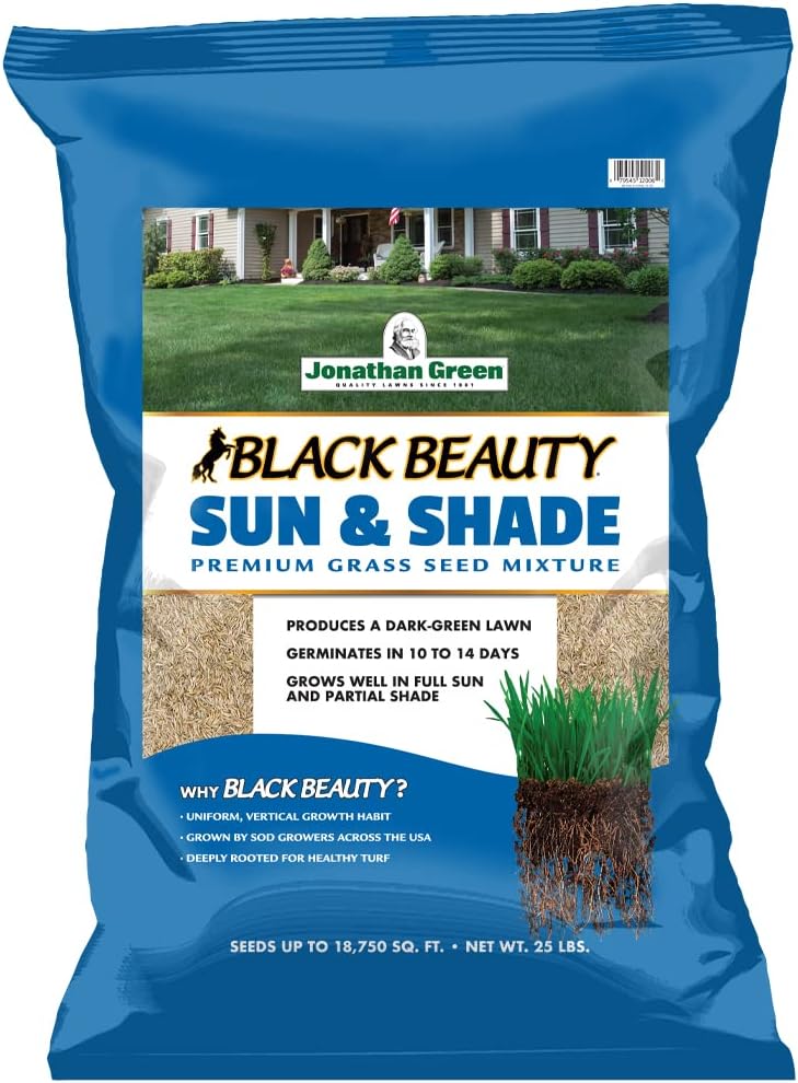 Jonathan Green Black Beauty Sun & Shade Grass Seed - 25 lb