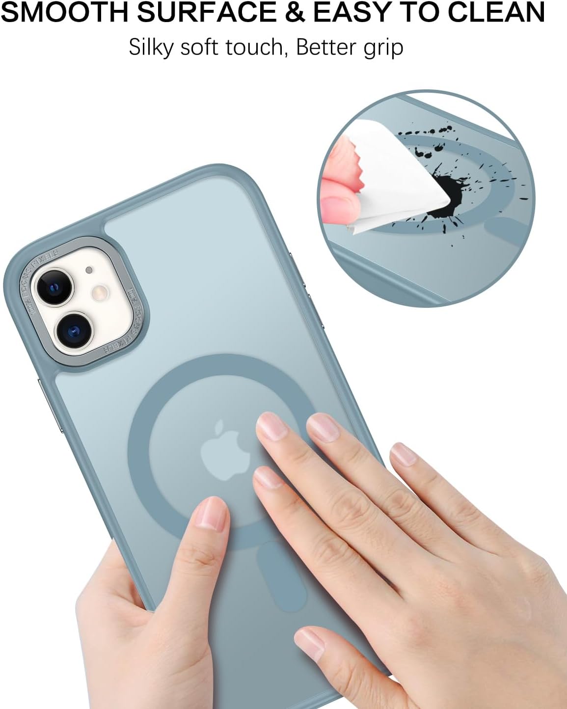 BENTOBEN for iPhone 11 Phone Case, Phone case iPhone 11 Magnetic Case [Compatible with MagSafe] Translucent Matte Slim Shockproof Anti-Fingerprint Anti-Scratch Protective Cover for iPhone 11 6.1’’