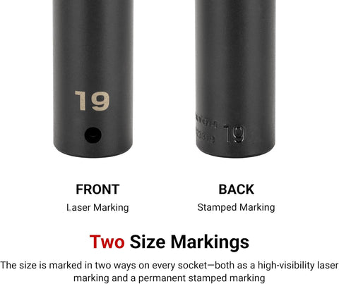 TEKTON 1/2 Inch Drive x 3/4 Inch 6-Point Impact Socket | SID23019