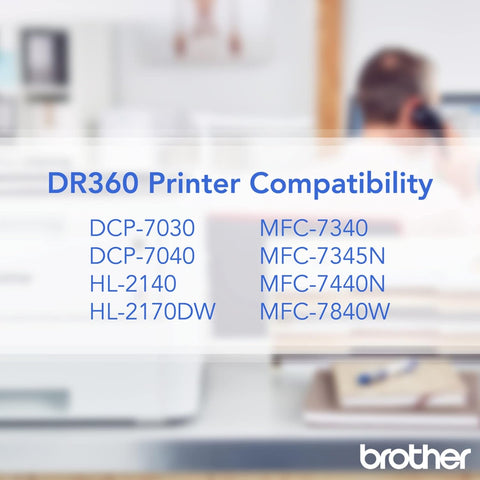 Brother DR360 -Drum Unit - Retail Packaging,Black