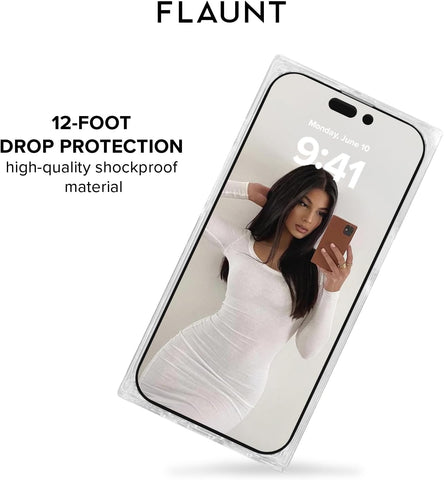 Flaunt Official Square iPhone 17 Pro Max Case - Opal Shell