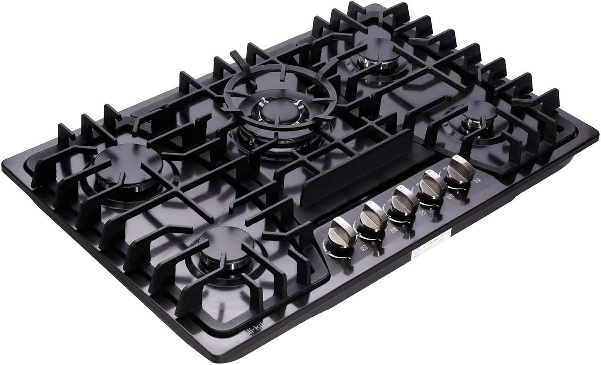 30 Inch Gas Cooktop Dual Fuel Sealed 5 Burners Stainless Steel Gas Cooktop Gas Hob DK257-A03B Gas Cooker
