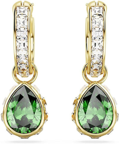 Swarovski Chroma Crystal Earring Collection, Gold Tone Finish Setting