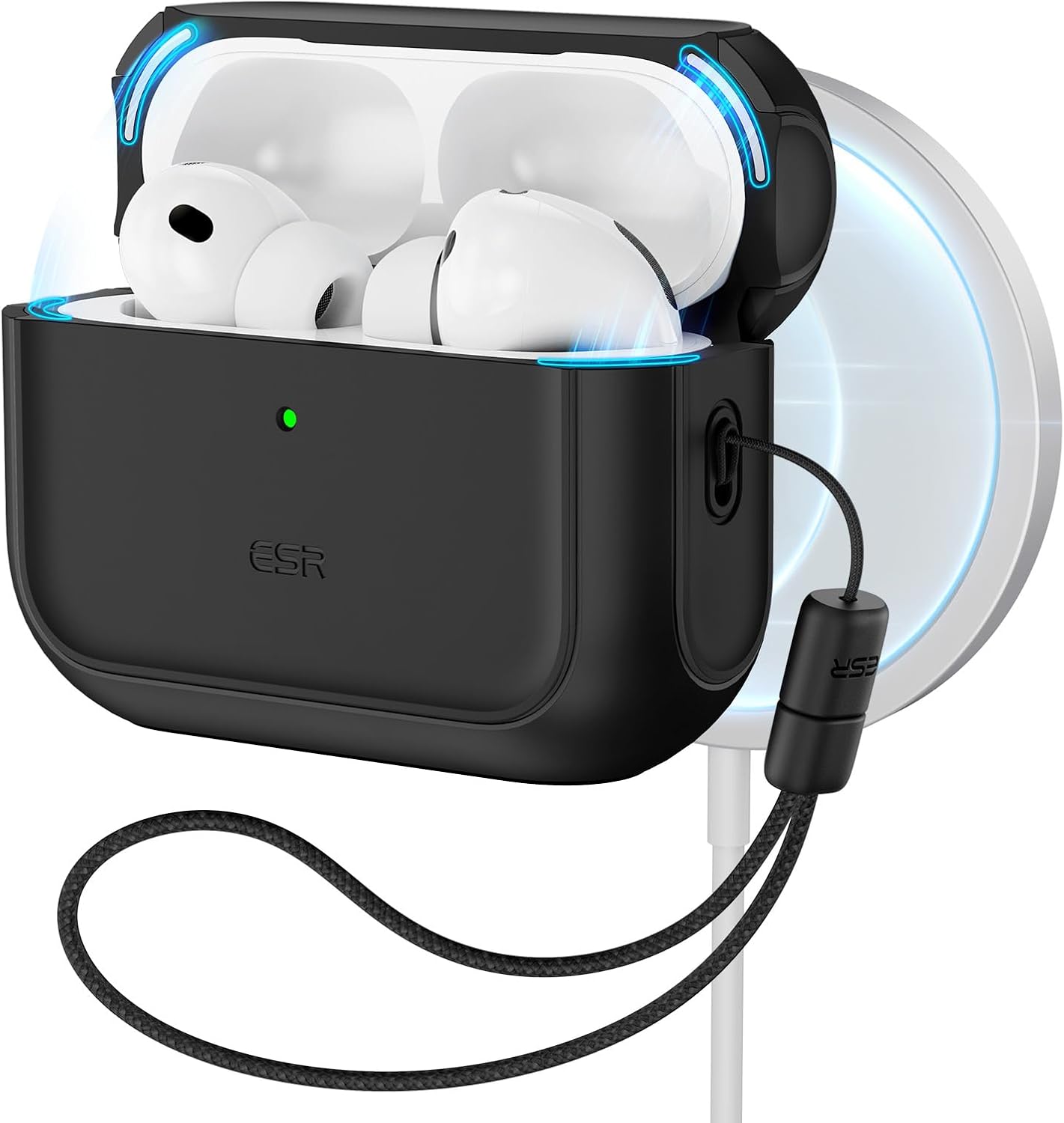 ESR for AirPods Pro 3 Case, Compatible with MagSafes, Black