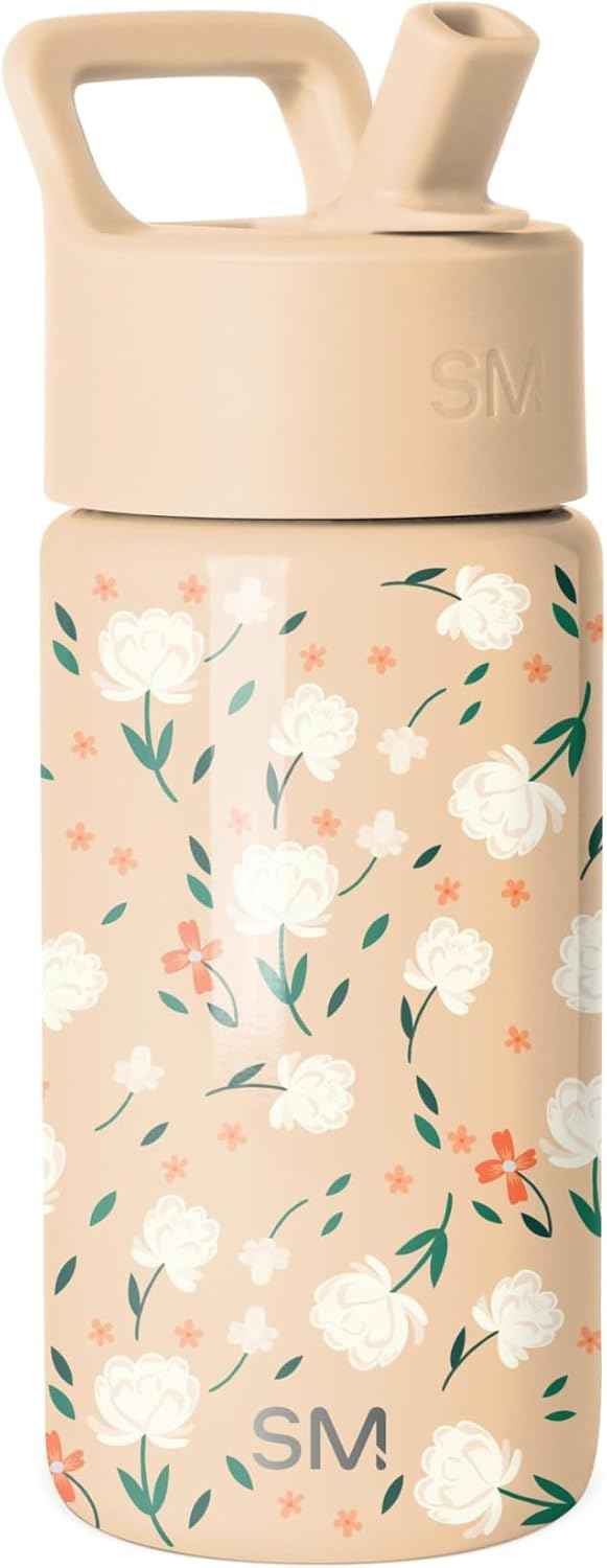 Simple Modern Kids Water Bottle & Toddler Cup | 14oz | Floral
