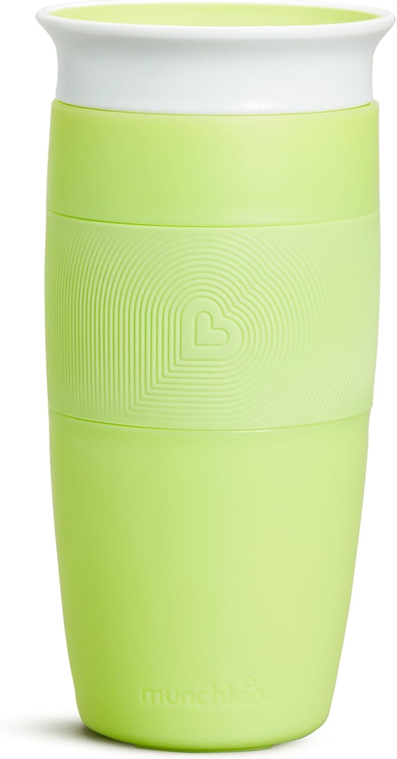Munchkin Sippy Cup for Toddlers, Miracle 360 Cup, 14 Ounce, Green