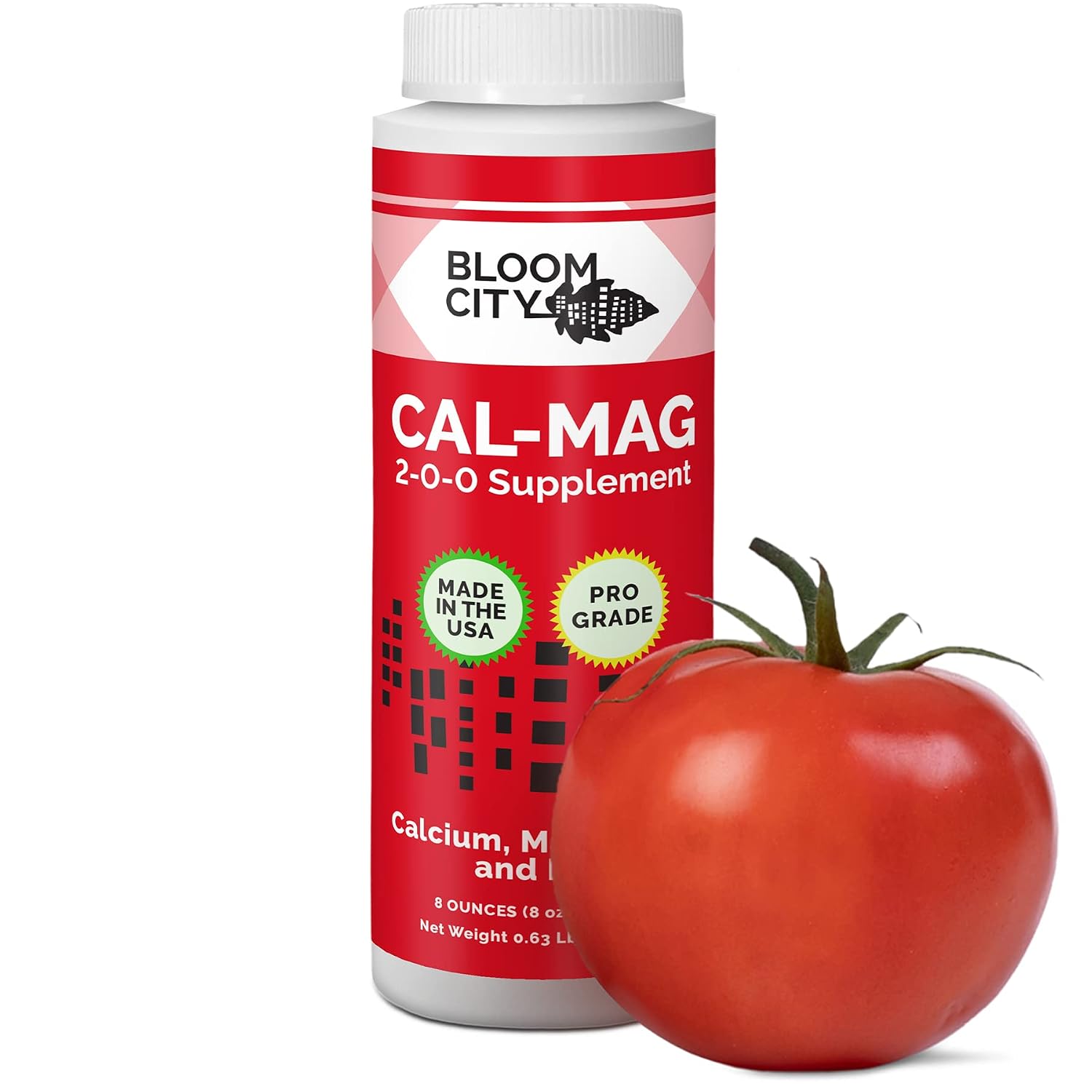 Bloom City Professional Grade Ultra Pure Cal-Mag Fertilizer, (8 oz)