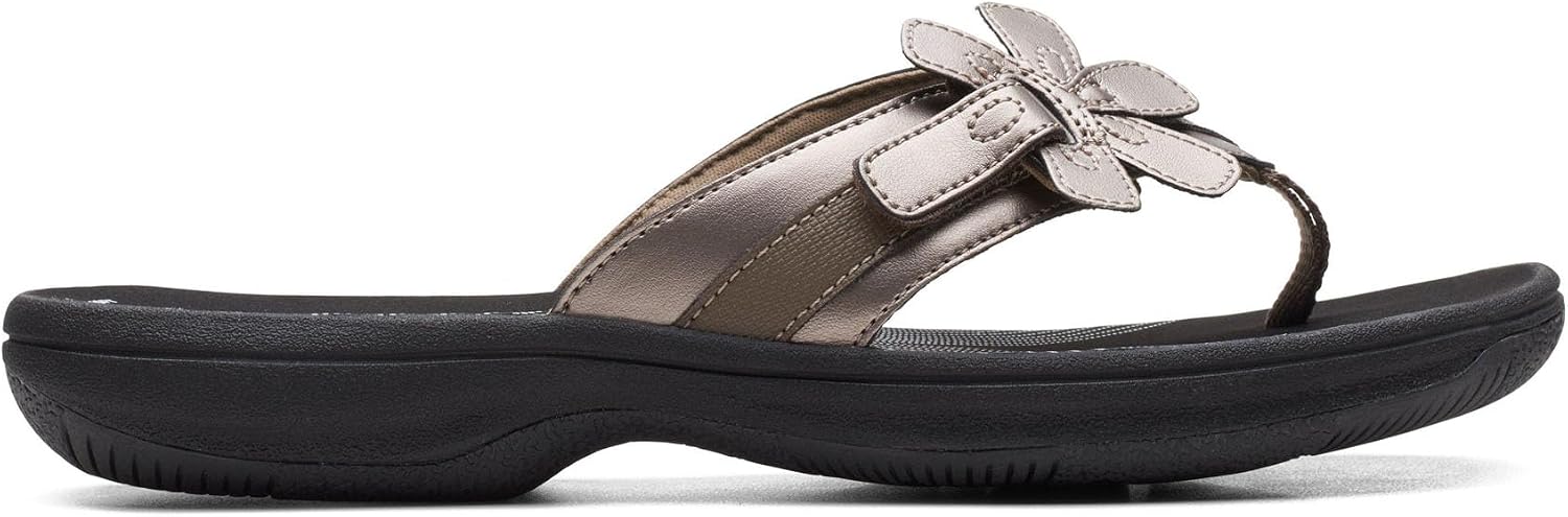 Clarks Women's Brinkley Flora Cloudsteppers Flip-Flops