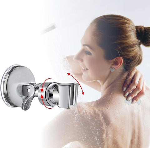 Medsuo Suction Shower Head Holder, 360° Adjustable for Bathroom