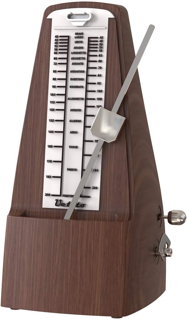 Ueteto Mechanical Metronome Black/Loud Sound Piano Drum Violin Guitar