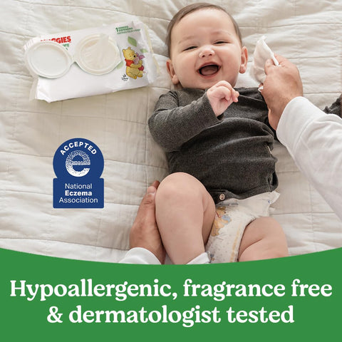 Huggies Natural Care Sensitive Baby Wipes, Unscented, 3 Packs, 624 Wipes