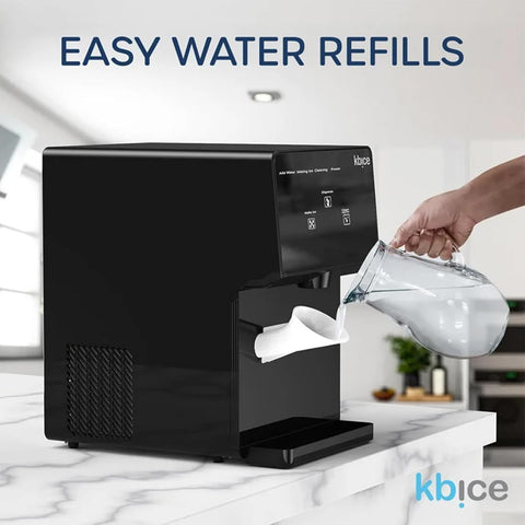 Portable Bullet Ice Maker, 24Lbs/24H, 10 Mins Fast Ice,Dual Water Fill