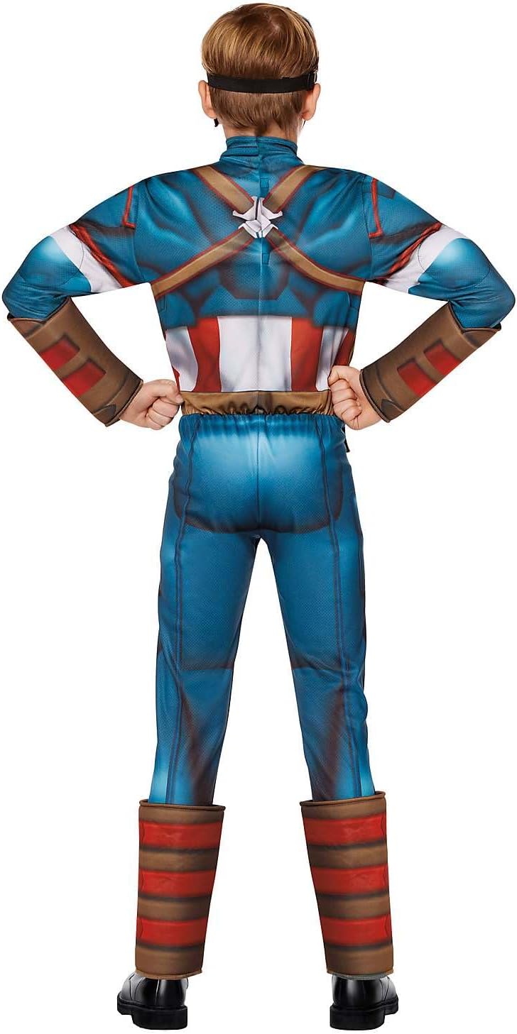 Spirit Halloween Kids Captain America Costume, Officially Licensed, Avengers, Marvel Rivals Superheroes