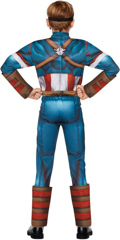 Spirit Halloween Kids Captain America Costume, Officially Licensed, Avengers, Marvel Rivals Superheroes