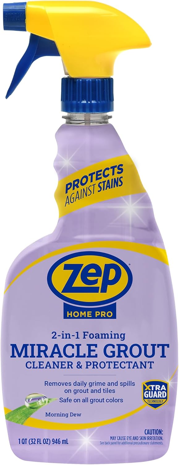 Zep HomePro Foaming Miracle Grout Cleaner & Protectant - 32oz-(Pack of 1)