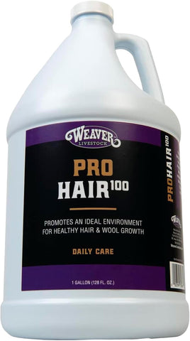 Weaver Livestock ProHair100 Healthy Hair and Wool Rejuvenating Livestock Hair Conditioner for Sheep, Goats, Cattle, and More, Showsheen Essentials