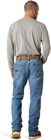 Ariat Men's Rebar M4 Low Rise DuraStretch Basic Boot Cut Jean