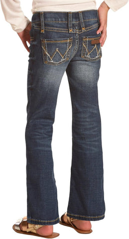 Wrangler Girls' Stretch Boot Cut Jean