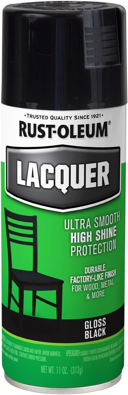 Rust-Oleum Lacquer Black Spray Paint