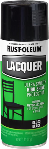 Rust-Oleum Lacquer Black Spray Paint