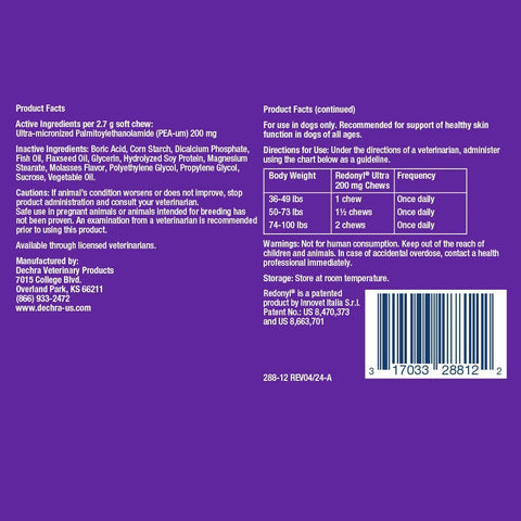 Redonyl Ultra Soft Chews for Dogs 200 mg, 120ct