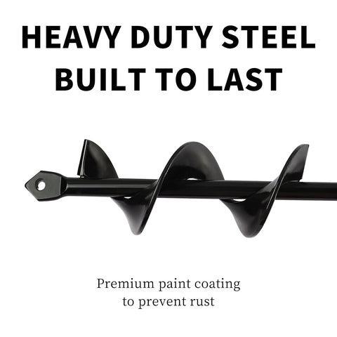 Garden Auger Drill Bit for Planting – 1.6x9 Inch Garden Auger,Rapid Planter Bulb & Bedding Plant Auger for 3/8" Hex Drive Drill – Ideal Bulb Planter Tool for Tulips