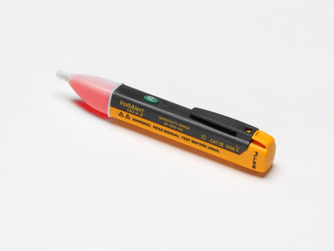 Fluke 1AC II VoltAlert Non-Contact Voltage Tester, Pocket-Sized, 90-1000V AC, Audible Beeper, CAT IV Rating