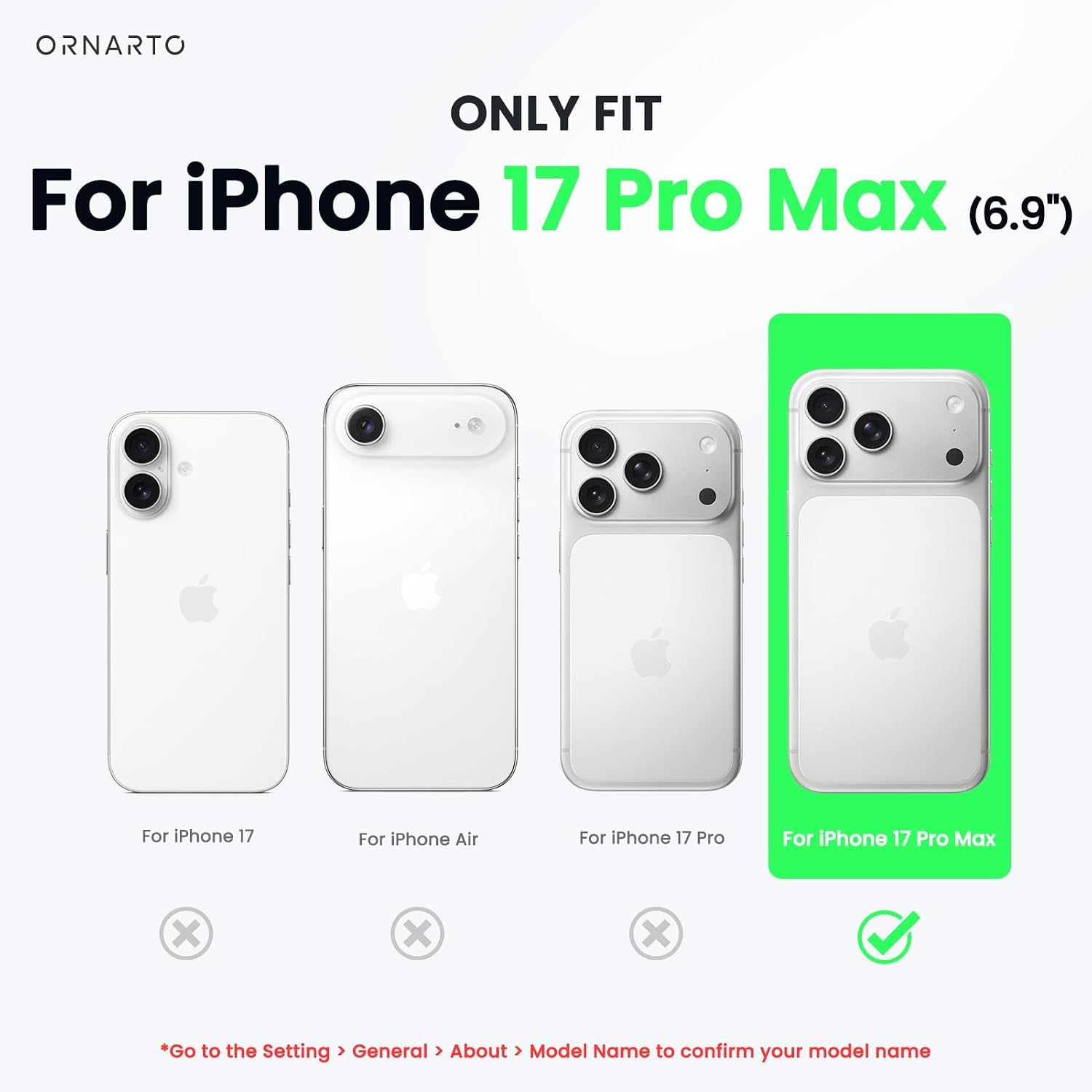 ORNARTO for iPhone 17 Pro Max Case, Liquid Silicone, Buttercream Yellow