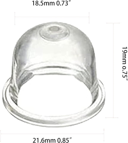 4-Pack 12538108660 12538146730 Primer Bulb for Echo SRM225 SRM210 GT225 SRM211 SRM230 SRM231 SRM265 GT200 GT210 GT230 PPF210 PB200 PE200 PE225 PE230 String Trimmer Blower Weedeater