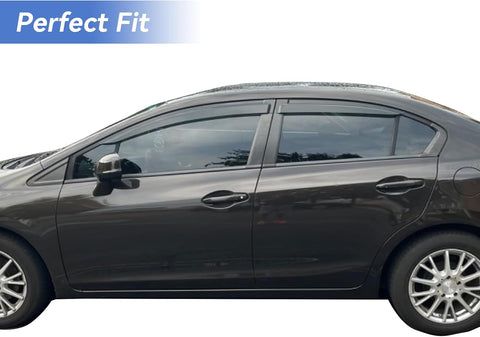 Window Visors Rain Guards for 2012 2013 2014 2015 Honda Civic Sedan