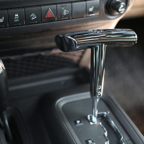 Generic T-Handle Gear Knob Handle for/Charger, Silver, 15.2x14.2x5.2cm