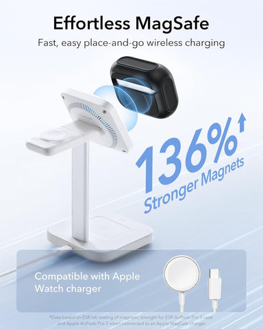 ESR for AirPods Pro 3 Case, Compatible with MagSafes, Black