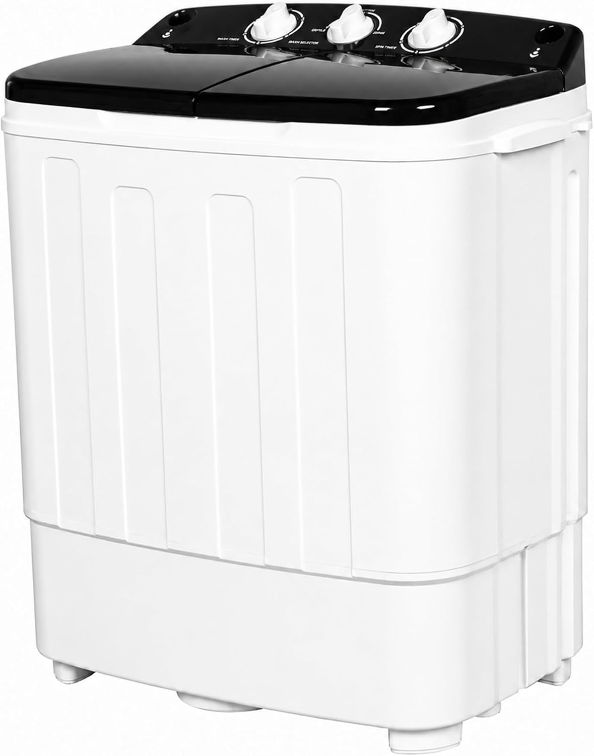 Portable Washing Machine, 25 lbs Twin Tub Washer and Spin Dryer Combo