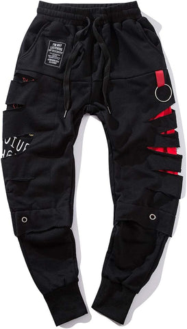 Niepce Inc Men's Japanese Streetwear Jogger Pants for Men
