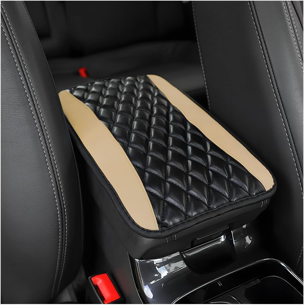Moly Magnolia Car Center Console Pad, Beige