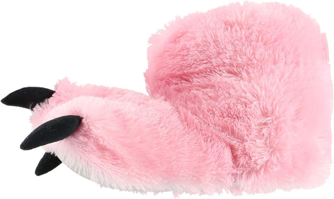 Lazy One Animal Paw Slippers for Kids and Adults, Cozy Furry Slippers