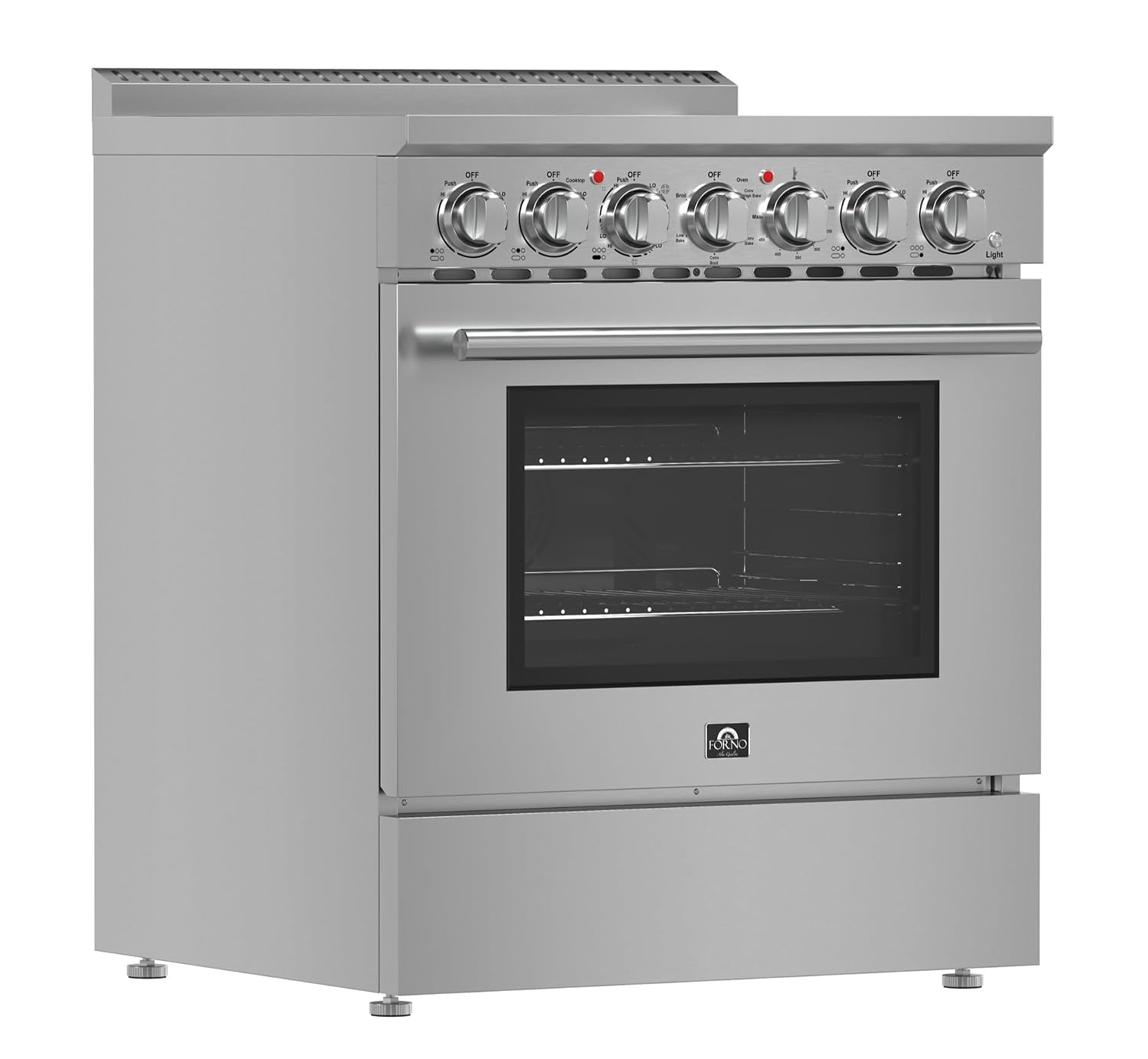 Forno Paolo 30" Freestanding Electric Range with True Convection in Stainless-Steel