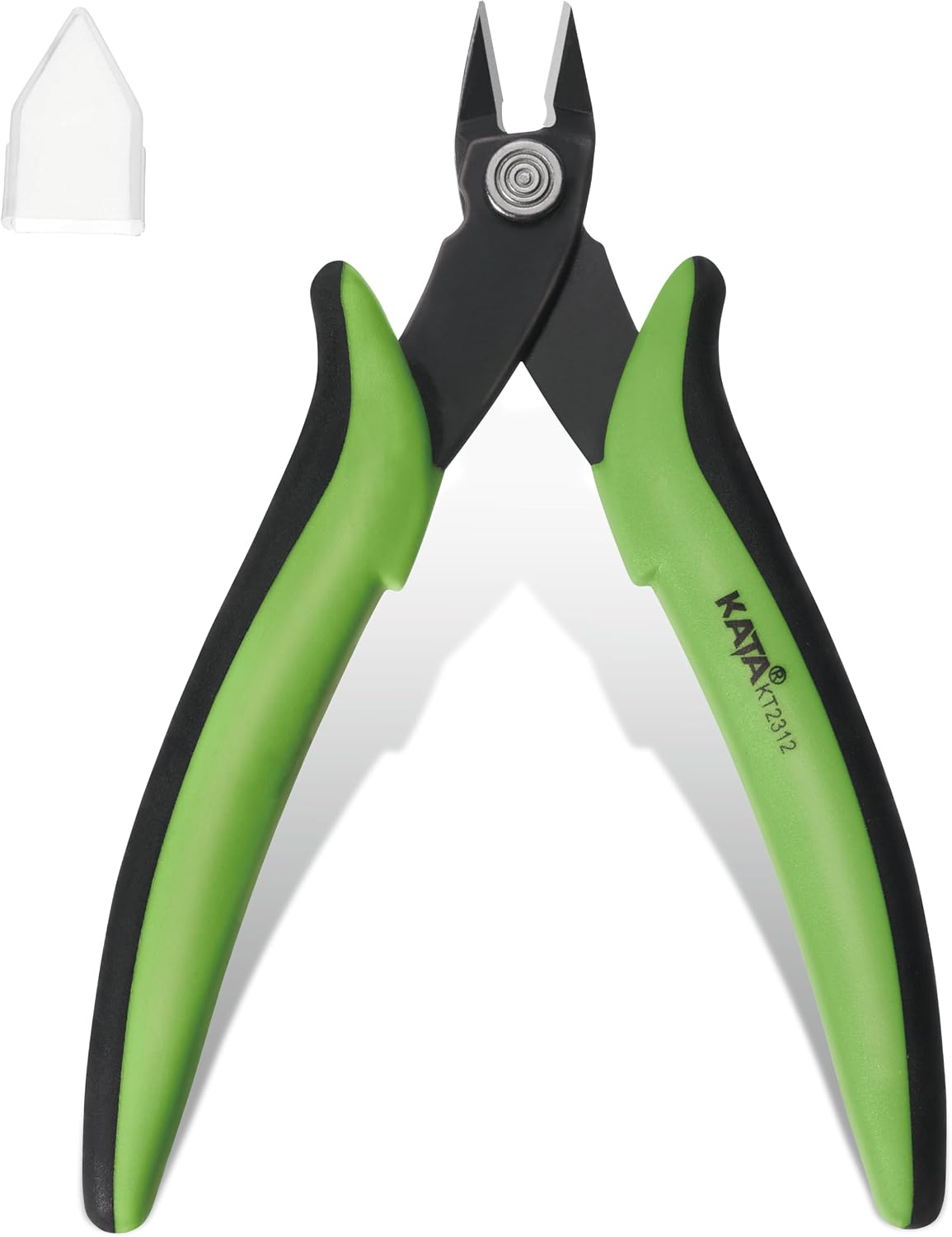 KATA Mini Flush Cutters, 5 Inch Precision Wire Cutter Plier for Electronics