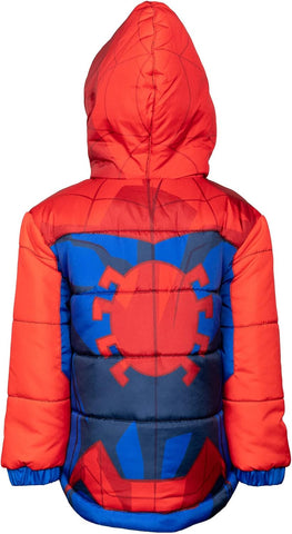 Marvel Hooded Zip-Up Puffer Jacket Toddler to Big Kid