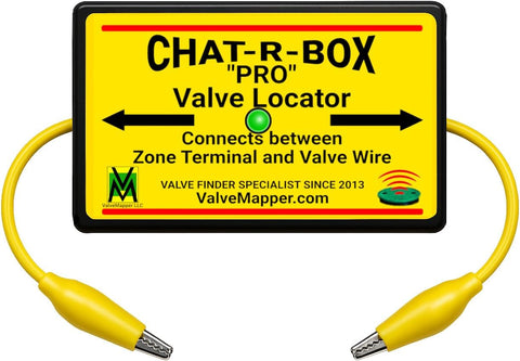 Chat-R-Box® PRO Valve Locator — Find Hidden Sprinkler Valves Fast | Works with Rain Bird, Hunter, Orbit & Most 24VAC Systems