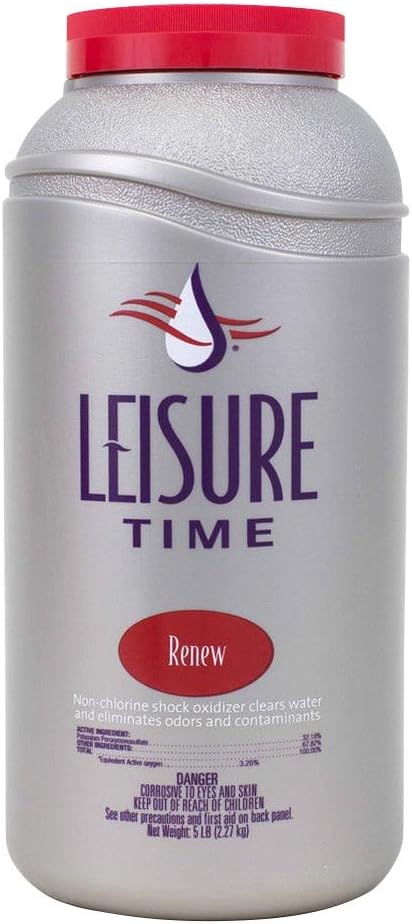 Leisure Time RENU5, Spa RENU5 Shock Renew Non-Chlorine Shock Treatment