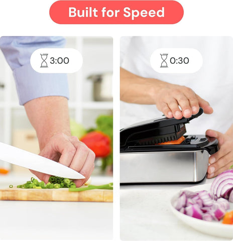 Fullstar Pro Original Vegetable Chopper & Spiralizer, Kitchen Prep Tool