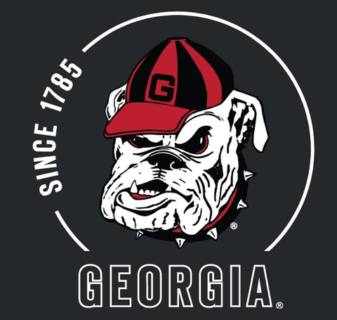 Georgia Men's Black Panos College 2-Sided Short Sleeve T Shirt