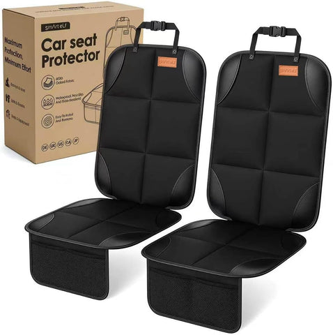 SMART ELF 2 Pack in Gift Box Car Seat Protector (Black)