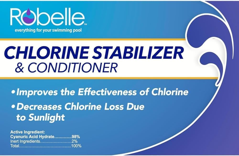Robelle 21-Pounds Premium Chlorine Stabilizer and Conditioner