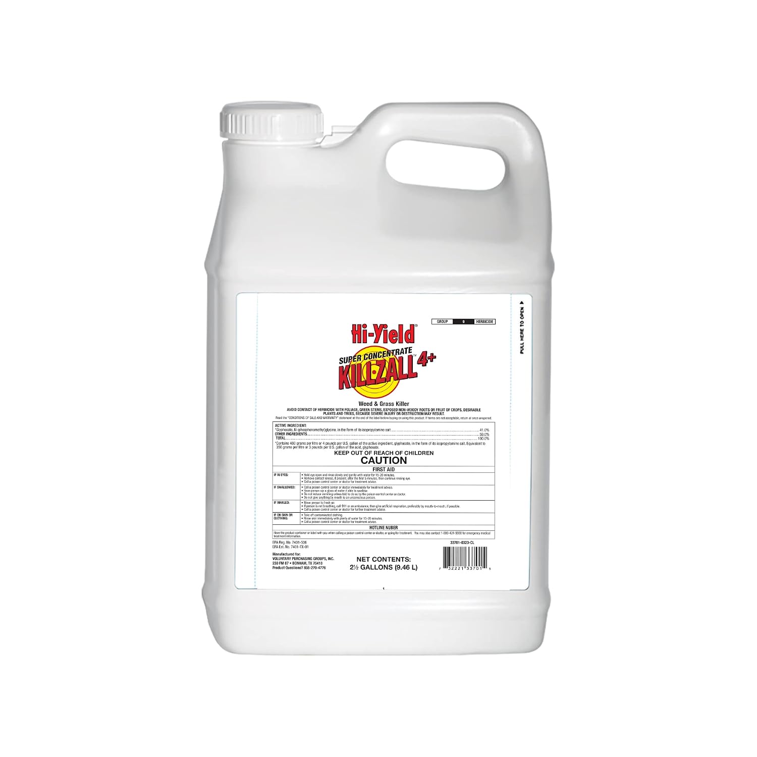 Hi-Yield (33701) Super Concentrate Killzall II, 2.5 gal